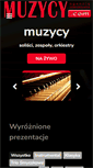Mobile Screenshot of muzycy.com