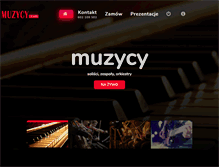 Tablet Screenshot of muzycy.com